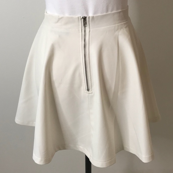 Cals Brand. Faux Leather Skater Skirt - Picture 4 of 6